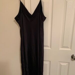 Express Classic Black Slip Dress